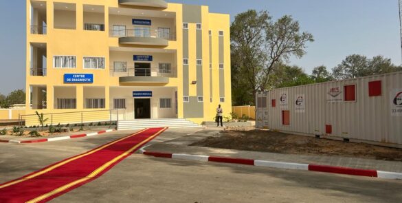 INAUGURATION DE LA CENTRALE D’OXYGENE VPSA – HÔPITAL MILITAIRE DE THIES, PAR LE PRESIDENT DE LA REPUBLIQUE DU SENEGAL, FEVRIER 2023