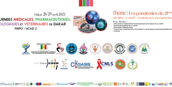 XIXE JOURNEES MEDICALES, PHARMACEUTIQUES, ODONTOLOGIQUES ET VETERINAIRES DE DAKAR DU 26 AU 29 AVRIL 2023